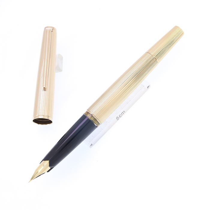MONTBLANC - MONTBLANC 1246 ペン先750 18k MONTBLANC] Montblanc 1246 Gold Plate 1970s Fountain pen Pen