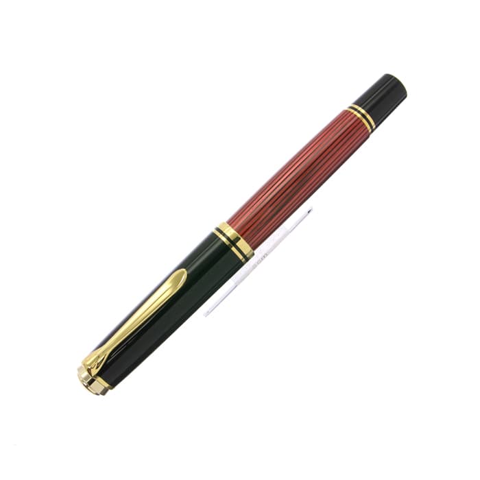 新品)Pelikan ペリカン 万年筆 スーベレーン M800 レッドストライプ