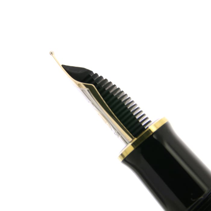 万年筆 ペリカン　スーベレーン ブラック×レッド M800 レッドストライプ中字 新品)Pelikan ペリカン 万年筆 スーベレーン M800 レッドストライプ