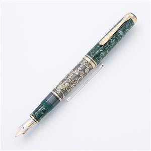 中古)Pelikan ペリカン 万年筆 四神シリーズ 玄武 3B (PF刻印)（商品ID 