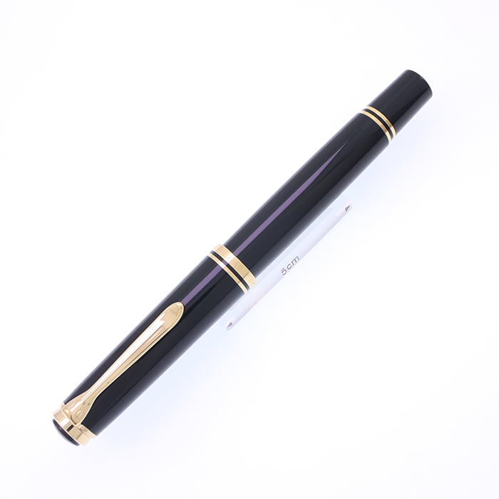 ペリカン SOUVERAN スーべレーン 14C-585 万年筆 ブラック×ゴールド【中古】 2026年最新】Yahoo!オークション -ペリカン万年筆 585(筆記用具)の中古