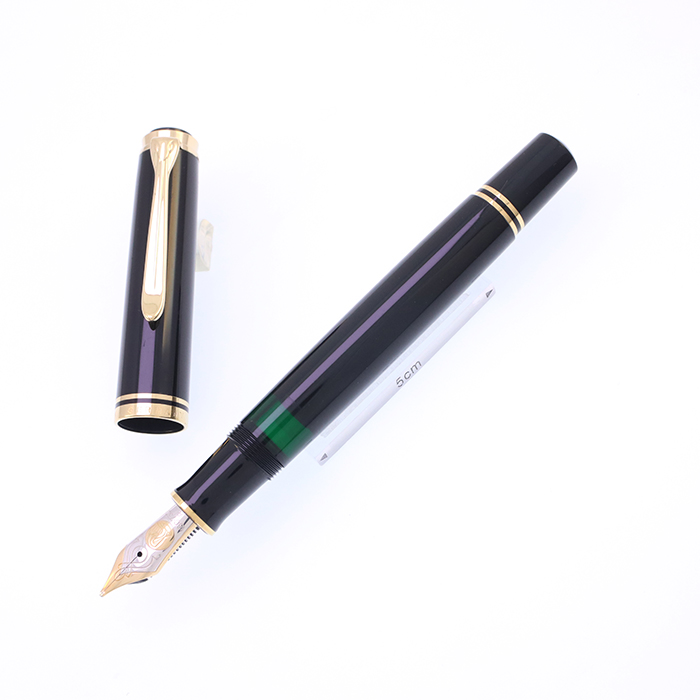ペリカン SOUVERAN スーべレーン 14C-585 万年筆 ブラック×ゴールド【中古】 2026年最新】Yahoo!オークション -ペリカン万年筆 585(筆記用具)の中古