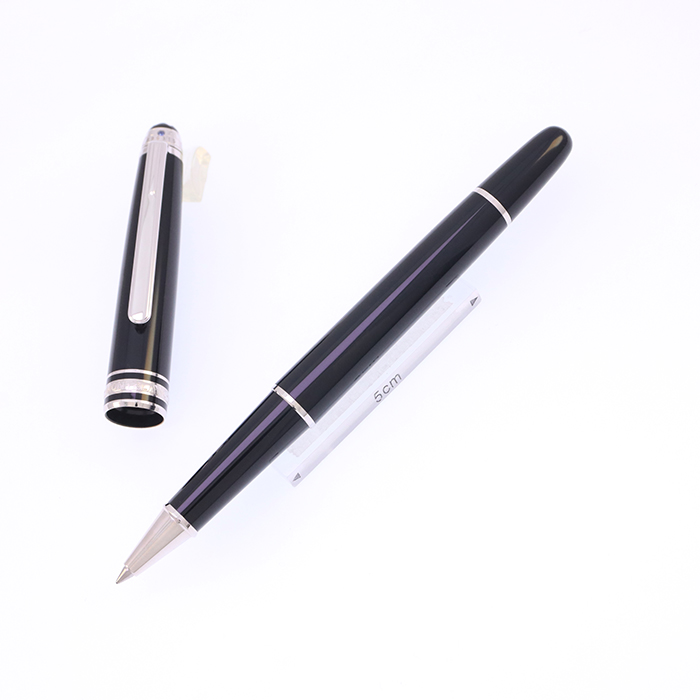 未使用品セット モンブラン P163 プラチナ ローラーボール と カードケース 未使用品セット モンブラン P163 プラチナ ローラーボール と カード