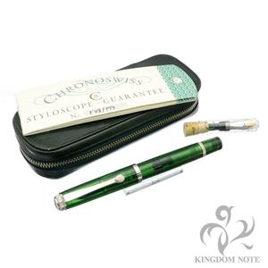 Pelikan ペリカン 万年筆 クロノスイス創業20周年記念 M800 グリーンスケルトン M メイン