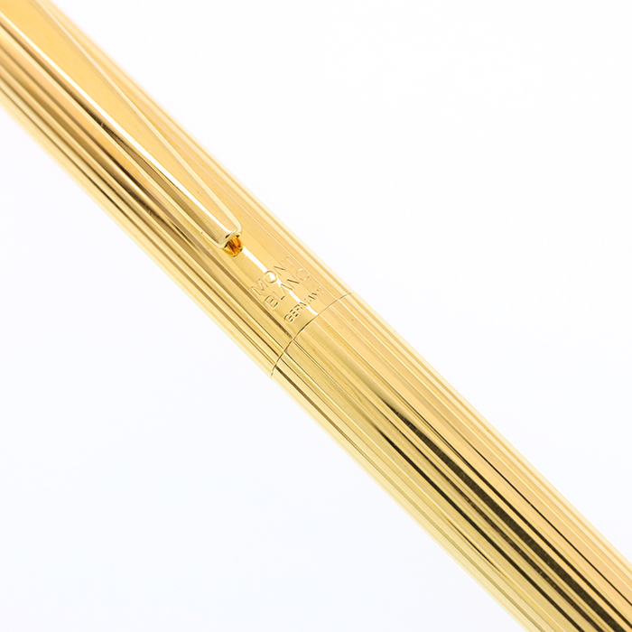 中古)MONTBLANC モンブラン 万年筆 ノブレス ゴールド 20金張 EF（商品