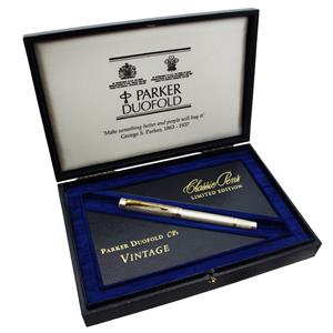 PARKER パーカー 万年筆 クラシックペンズ CP5 デュオフォールド ヴィンテージ M メイン