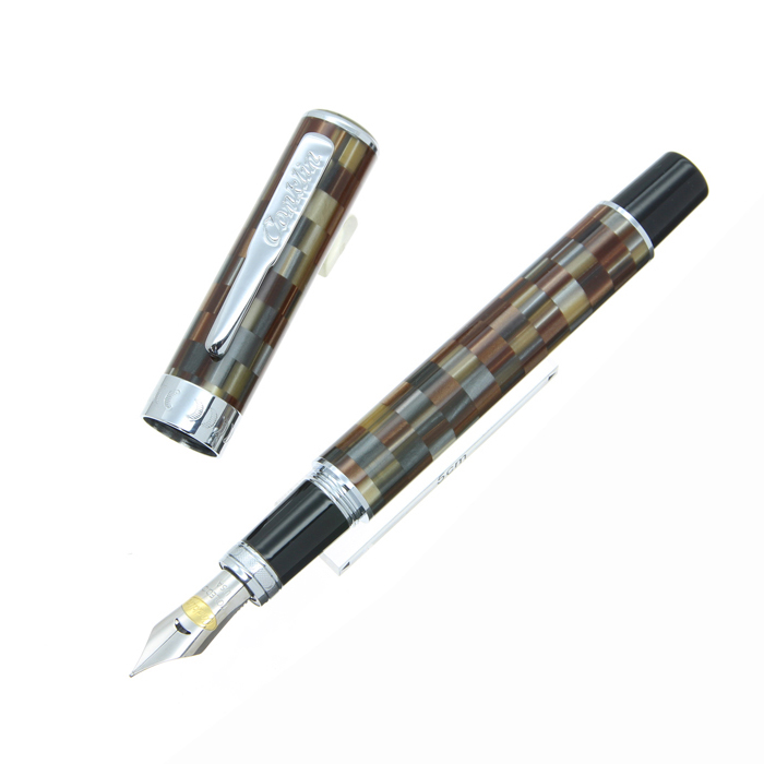 CONKLIN コンクリン 万年筆 モザイク ブラウン/ホワイト CONKLIN コンクリン 万年筆 モザイク CK75721 ブラウン