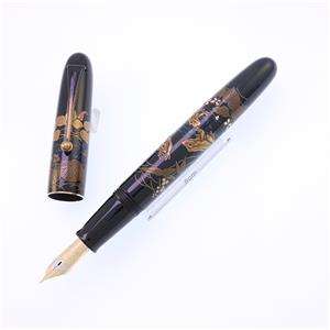 万年筆 ナミキ ユカリロワイヤルコレクション 研出高蒔絵 蛙 Frog 中字