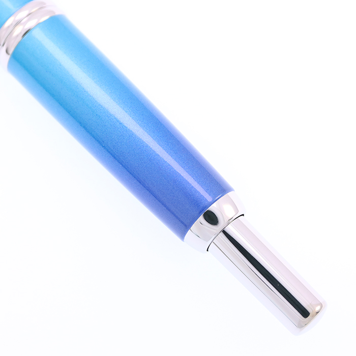 パイロット キャップレス 万年筆 アズール M 2019限定 美品 中古)PILOT パイロット 万年筆 2019年限定 キャップレス