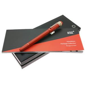 MONTBLANC モンブラン 万年筆 ヘリテイジ ルージュ･エ･ノワール S.E. スパイダー メタモルフォシス コーラル M メイン