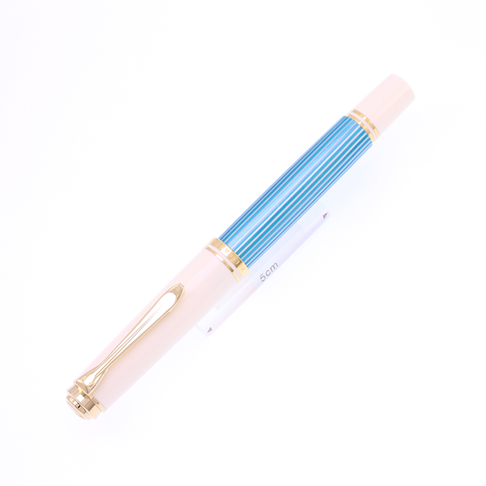 ペリカン スーベレーン M600 ターコイズホワイト ニブEF 　Pelikan 中古)Pelikan ペリカン 万年筆 スーベレーン M600 ターコイズホワイト