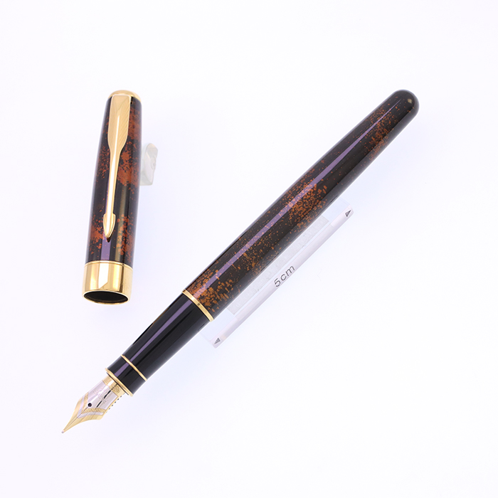 PARKER ボールペン ソネット ビゾンフォンセ（アンバー） 中古)PARKER パーカー 万年筆 ソネット ビゾンフォンセ 純正漆 F（商品