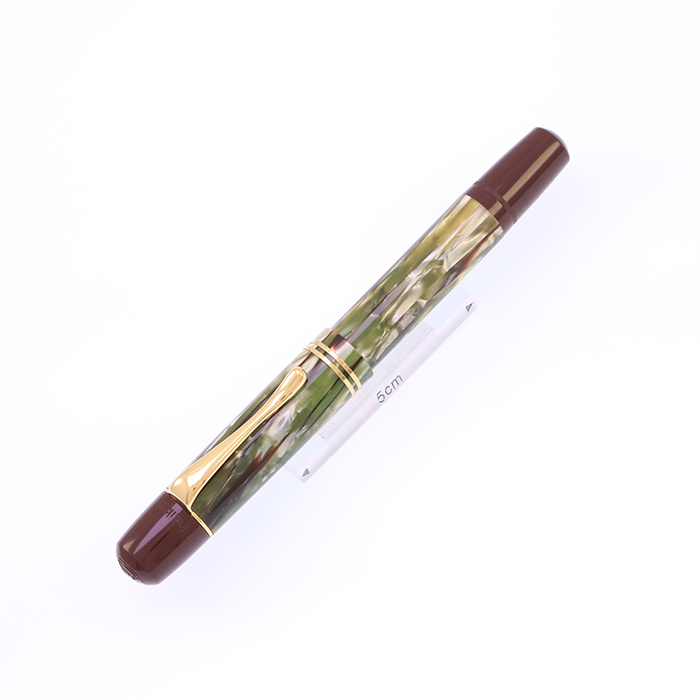 ペリカン M800 茶縞 トータスシェルブラウン 限定 万年筆 万年筆のこと（8）M800トータスシェルブラウンを「フルハルター