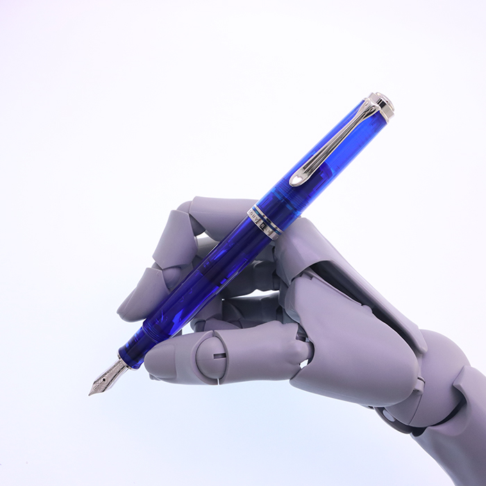 中古)Pelikan ペリカン 万年筆 スーベレーン M605 マリーンブルー EF