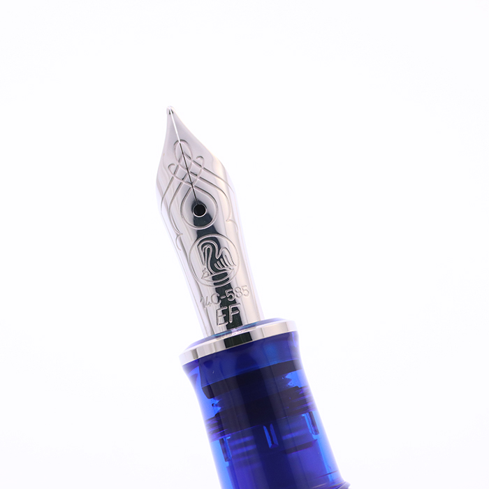 中古)Pelikan ペリカン 万年筆 スーベレーン M605 マリーンブルー EF