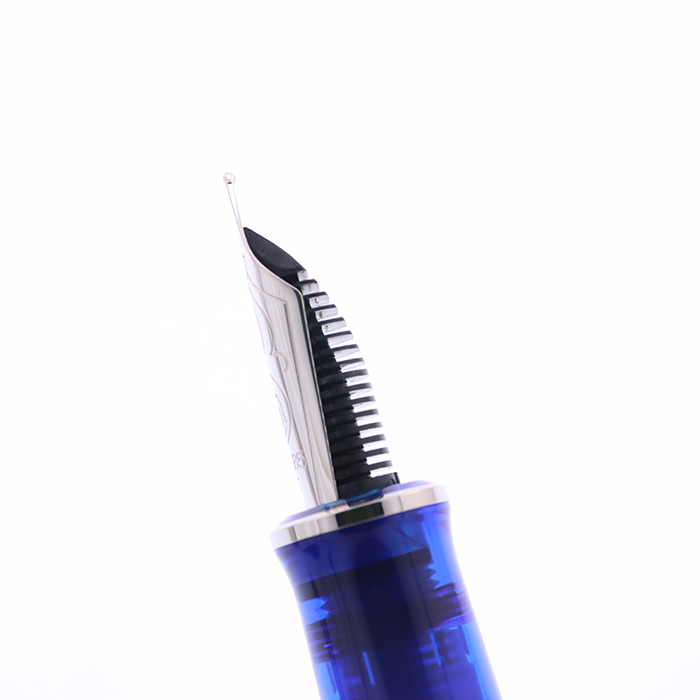 中古)Pelikan ペリカン 万年筆 スーベレーン M605 マリーンブルー EF