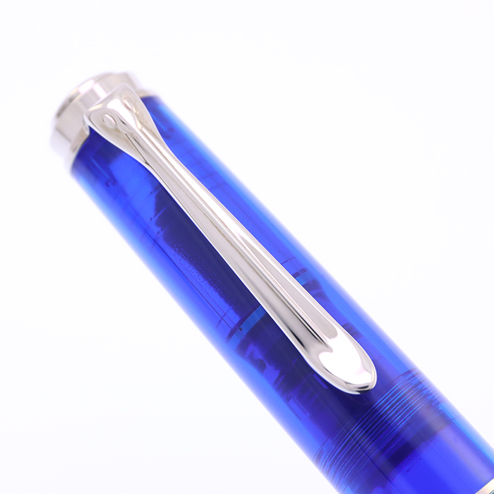 中古)Pelikan ペリカン 万年筆 スーベレーン M605 マリーンブルー EF