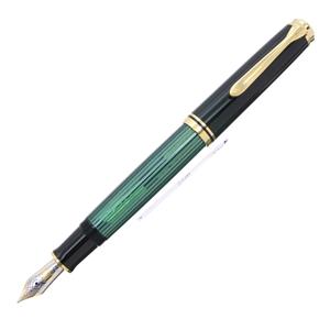 Pelikan ペリカン 万年筆 スーベレーン M800 緑縞 EF メイン