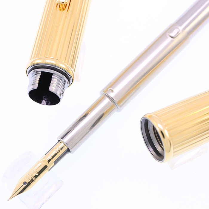 中古)PILOT パイロット 万年筆 伊東屋限定 キャップレス ストライプ