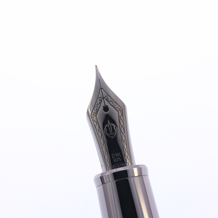 中古)SAILOR セーラー 万年筆 プロフィット ブラックラスター 細字