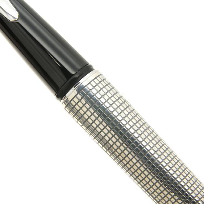 新品)PILOT パイロット 万年筆 シルバーン 格子（商品ID