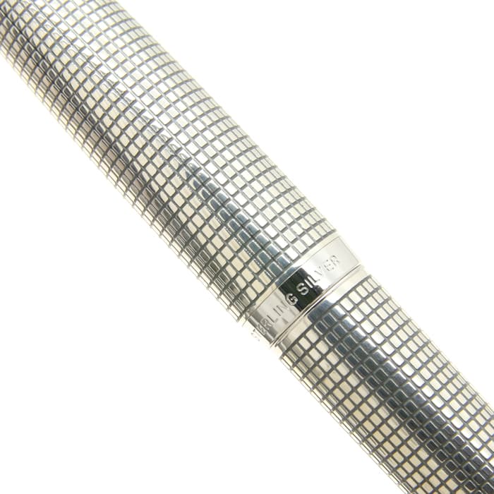 新品)PILOT パイロット 万年筆 シルバーン 格子（商品ID