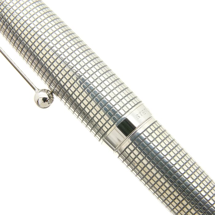 新品)PILOT パイロット 万年筆 シルバーン 格子（商品ID