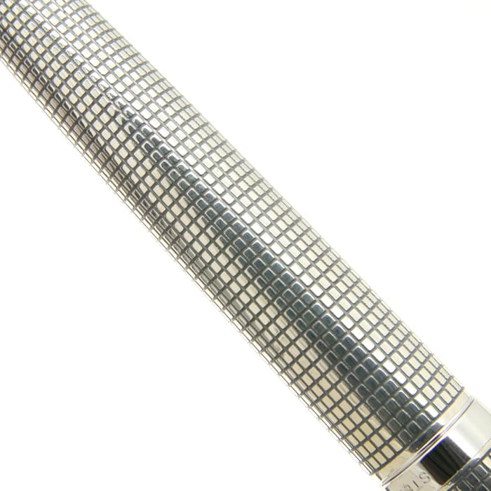 新品)PILOT パイロット 万年筆 シルバーン 格子（商品ID