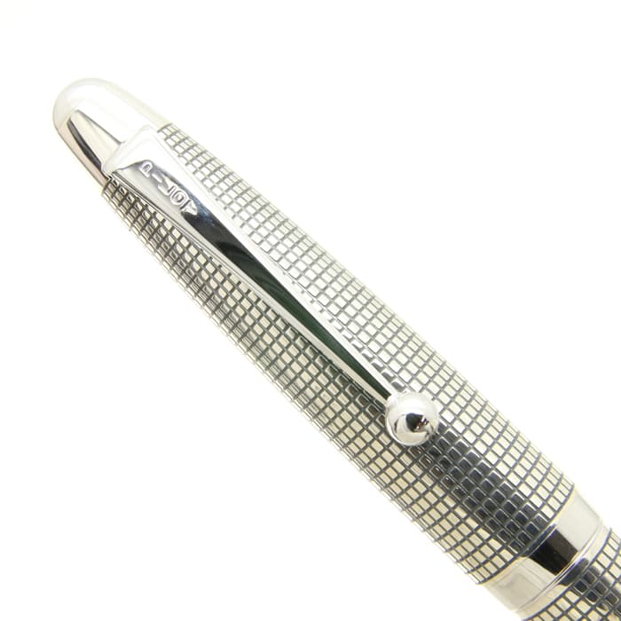 新品)PILOT パイロット 万年筆 シルバーン 格子（商品ID