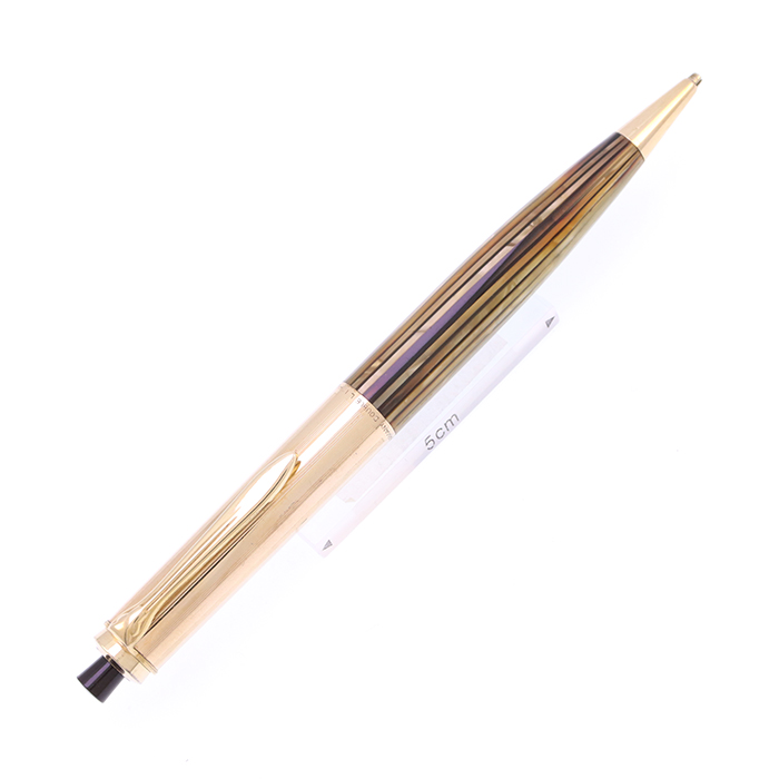 ヴィンテージ　メカニカルペンシル 12K金張り 中古)Pelikan ペリカン メカニカルペンシル #550 ロールドゴールド/茶