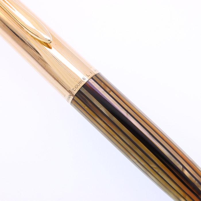 ヴィンテージ　メカニカルペンシル 12K金張り 中古)Pelikan ペリカン メカニカルペンシル #550 ロールドゴールド/茶