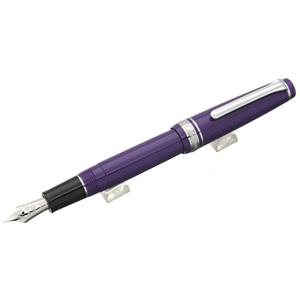セーラー万年筆プロフェッショナルギアスリム銀 ブルーベリー M(中字)