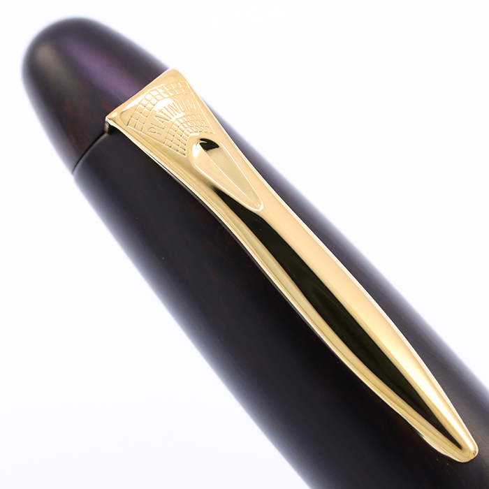 新品)PLATINUM プラチナ 万年筆 出雲 マット鉄刀木（商品ID