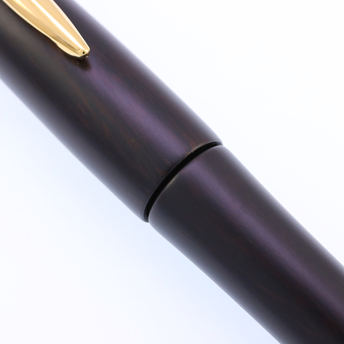 新品)PLATINUM プラチナ 万年筆 出雲 マット鉄刀木（商品ID