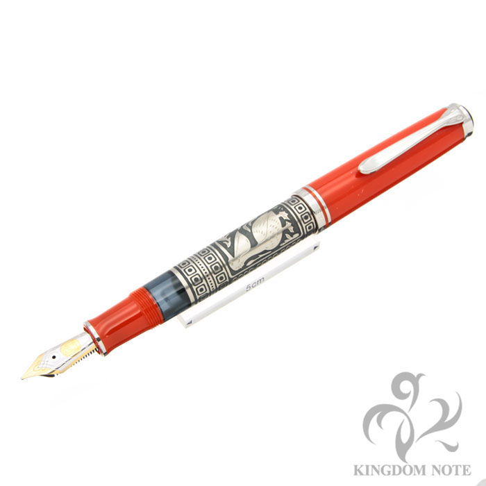 中古)Pelikan ペリカン 万年筆 M900 ビッグトレド F程度 [研磨