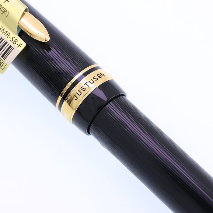 Pilot 万年筆 新・旧ジャスタス　セット　ストライプ 新品)PILOT パイロット 万年筆 キャップレス ストライプ（商品ID