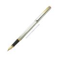 CARAN d'ACHE カランダッシュ 万年筆 ヘクサゴナルコレクション グレンドージュ シルバープレート M