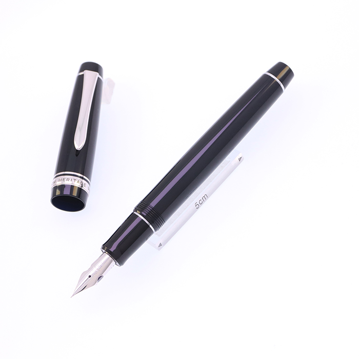 中古)PILOT パイロット 万年筆 カスタム ヘリテイジ912 ブラック