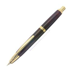 PILOT パイロット 万年筆 キャップレス ブラック&レッド 中字 メイン