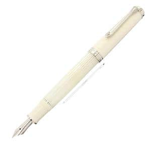 Pelikan ペリカン 万年筆 スーベレーン M605 ホワイトストライプ EF メイン