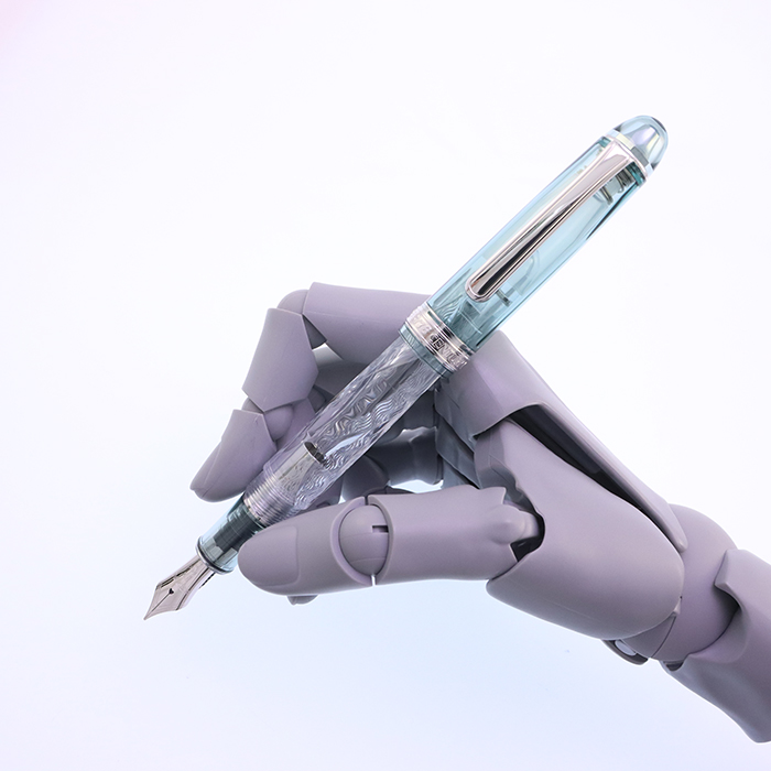 新品)PLATINUM プラチナ 万年筆 #3776 センチュリー 富士雲景 絹雲