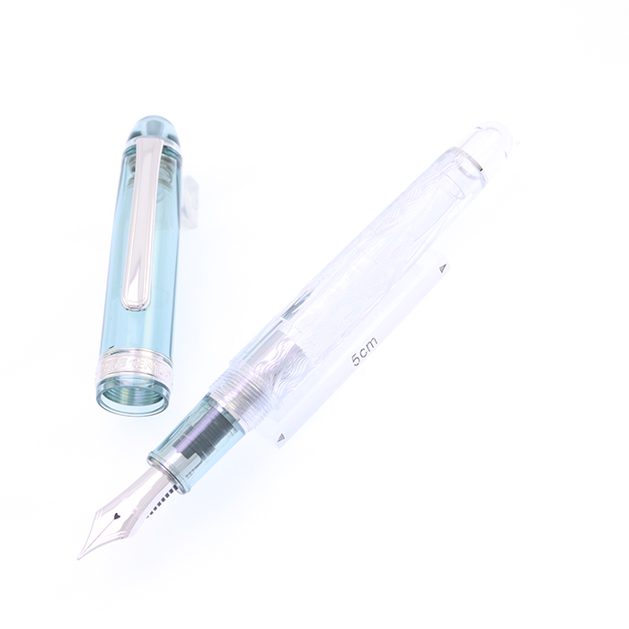 新品)PLATINUM プラチナ 万年筆 #3776 センチュリー 富士雲景 絹雲