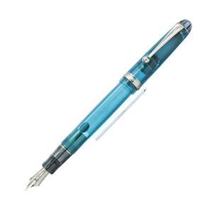 万年筆 カスタム74 透明ターコイズグリーン 細字