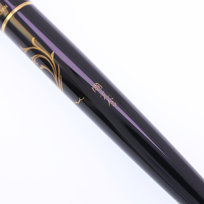 中古)PILOT パイロット 万年筆 平蒔絵 鳳凰 中字 (旧型)（商品ID
