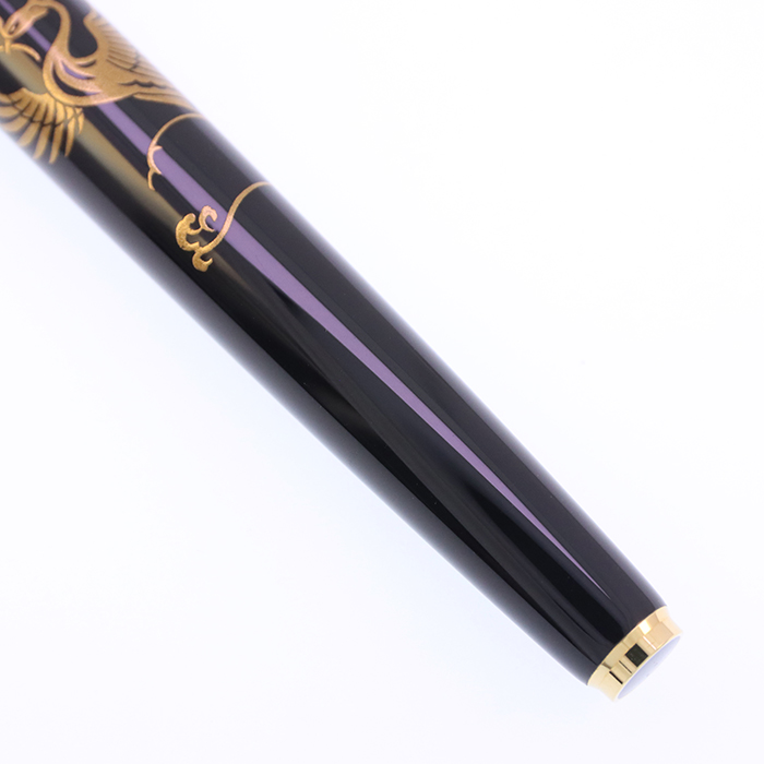 中古)PILOT パイロット 万年筆 平蒔絵 鳳凰 中字 (旧型)（商品ID
