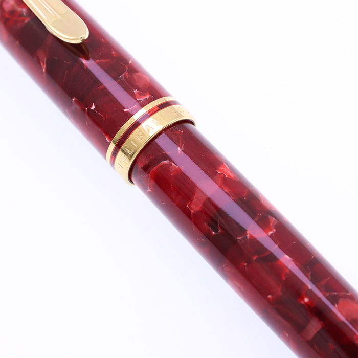 中古)Pelikan ペリカン 万年筆 スーベレーン M600 ルビーレッド EF