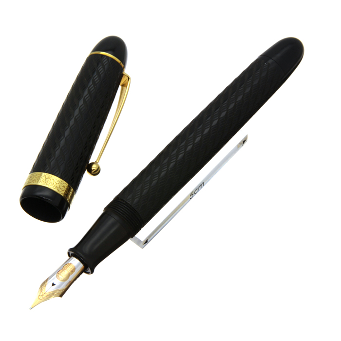 中屋万年筆 十角 中軟 ピンクゴールドトリム