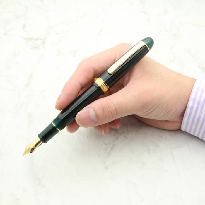 新品)PLATINUM プラチナ 万年筆 #3776 センチュリー ローレルグリーン
