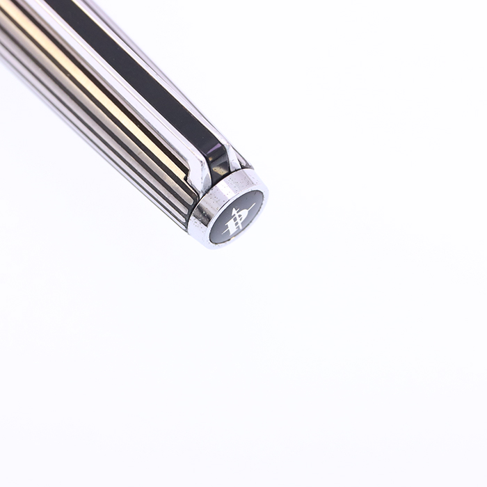 中古)PILOT パイロット 万年筆 カスタム ストライプ 18K-WG/細字（商品