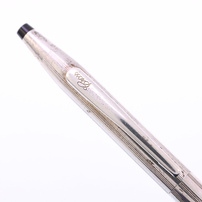 【廃盤希少！】クロス CROSS クラシックセンチュリー スターリングシルバー 中古)CROSS クロス ボールペン クラシックセンチュリー スターリング